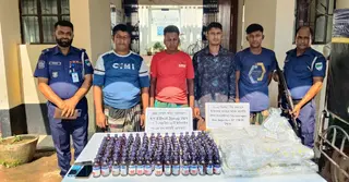 ঝিনাইদহে ভারতীয় মাদক-ইনজেকশনসহ গ্রেপ্তার ৪​